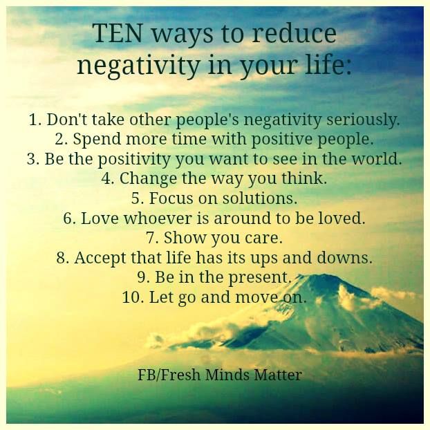 Reduce Negativity In Your Life In 10 Ways
