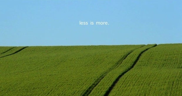 less-is-more