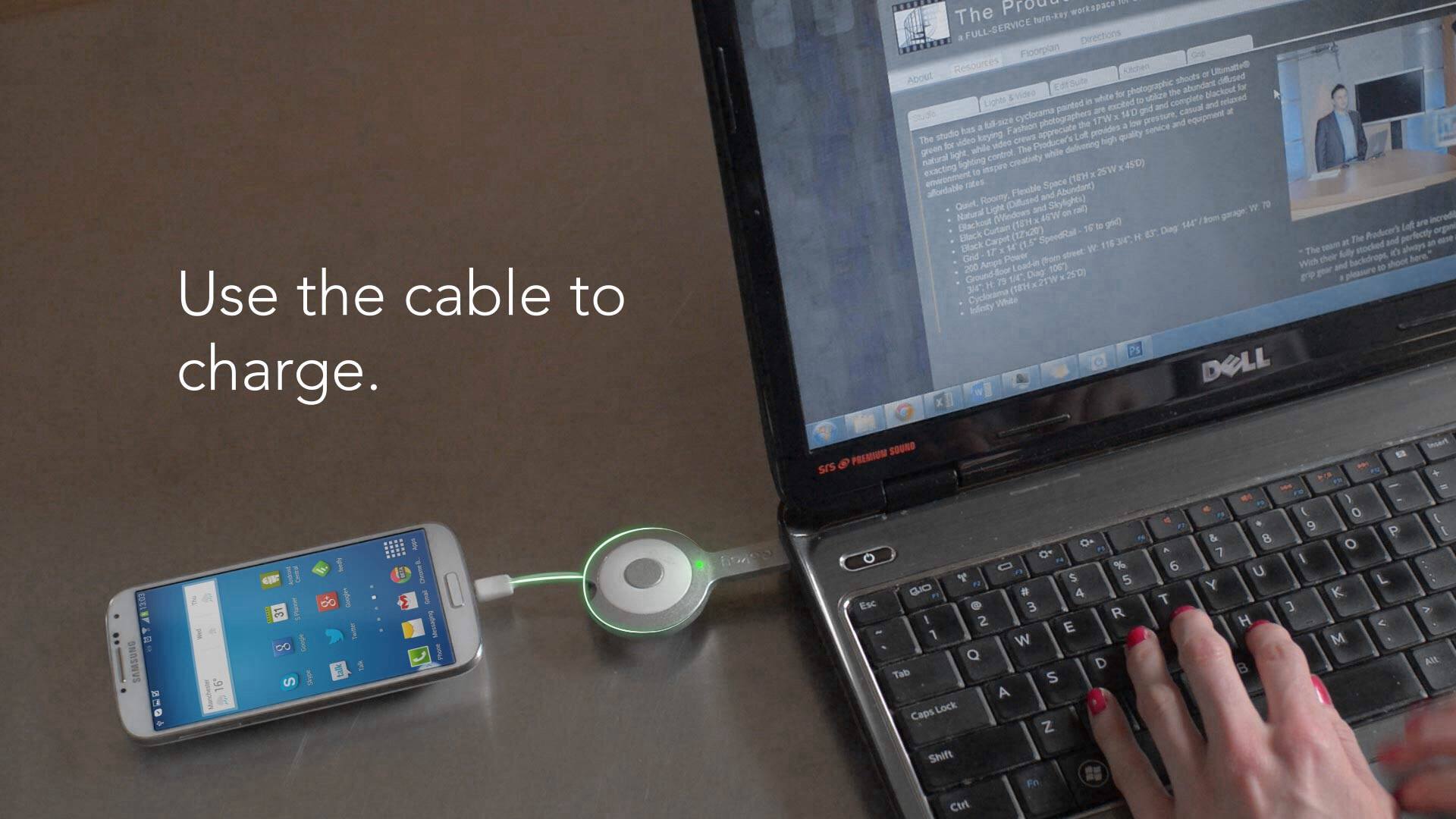 GOkey: The 4-in-1 Keychain That Features As A Charger, Powerbank And Locator