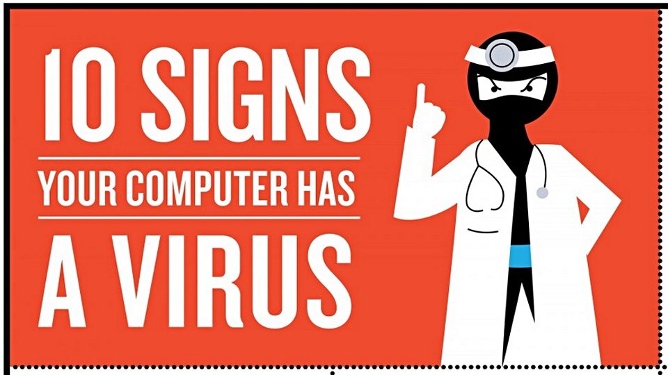 10 Signs Your Computer Has a Virus - Featured Image