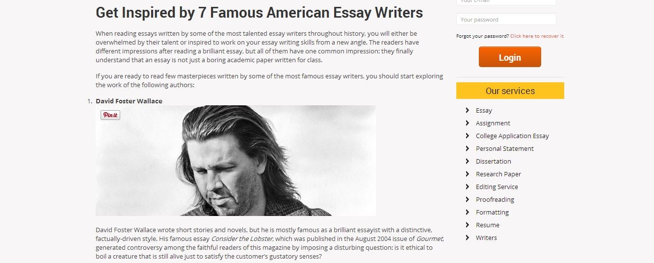 Get paid to write essays online