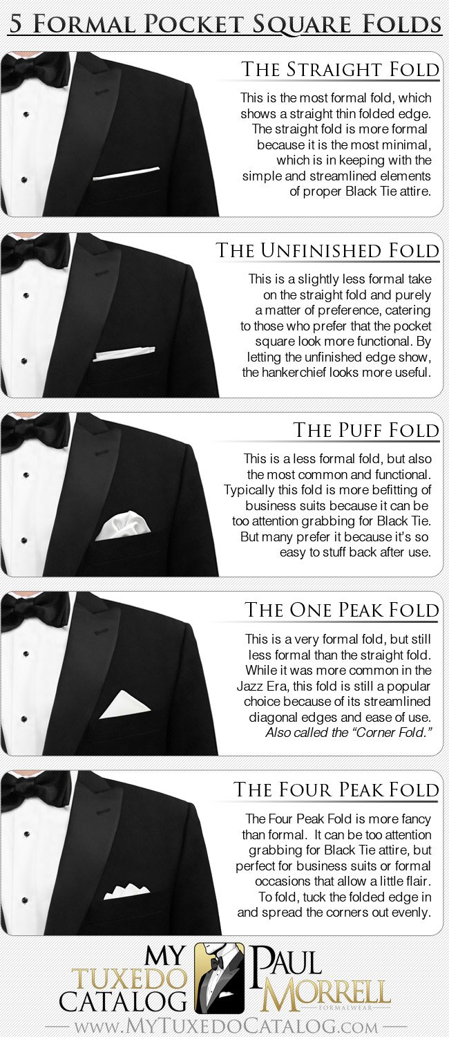 Formal Pocket Square Folds