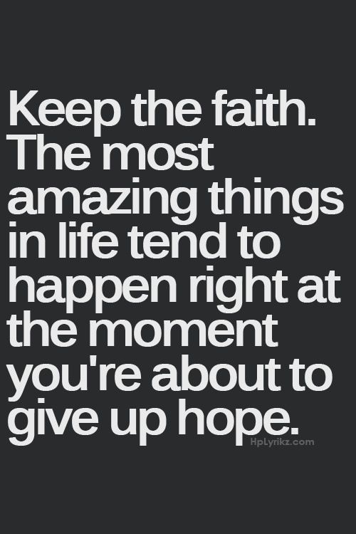 Keep-the-faith