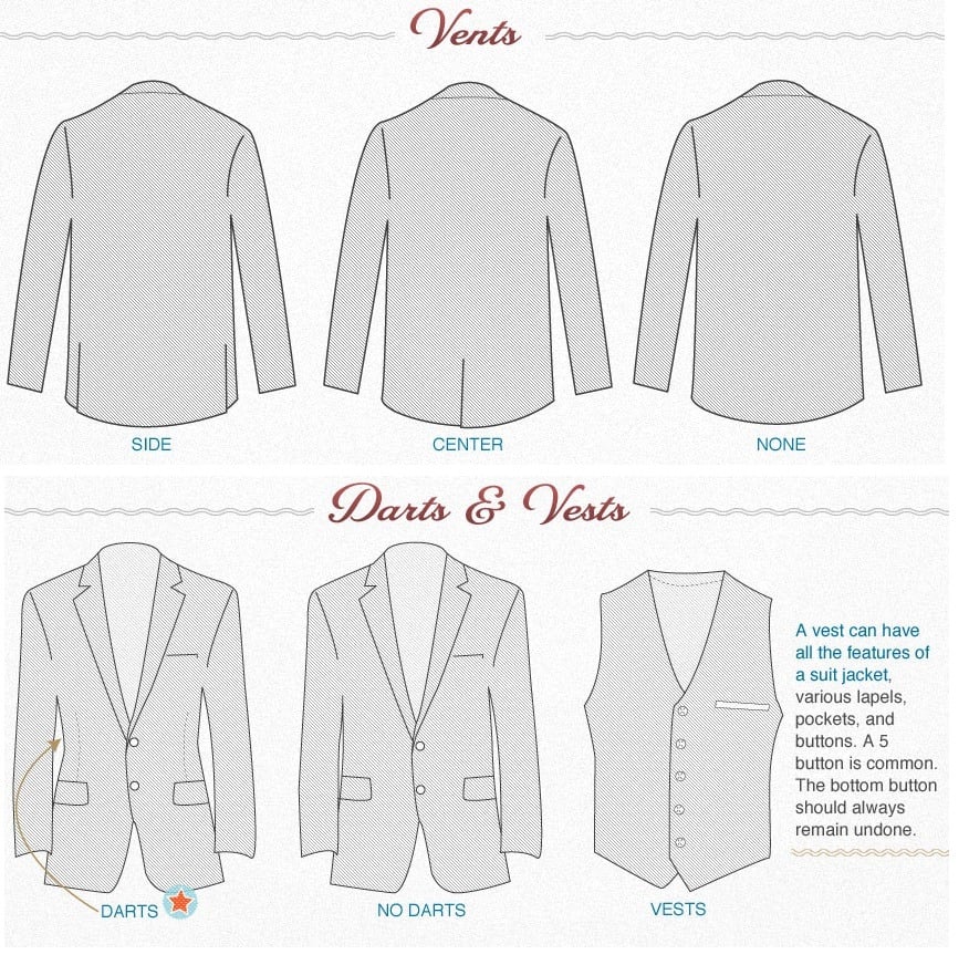 Men's Suits Vests