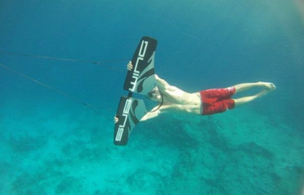 You’ve Never Went Diving Like This, Checkout What It’s Like To Be Dragged Underwater