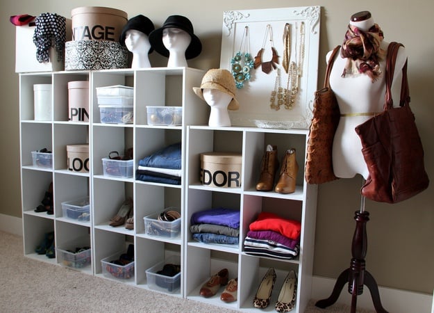 Room Without A Closet, No Dresser Clothes Storage Ideas