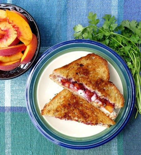 13 Blackberry-Peach-Grilled-Cheese