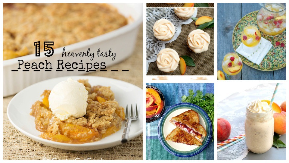 15 heavenly tasty peach recipes via @semihealthnut on lifehack.com