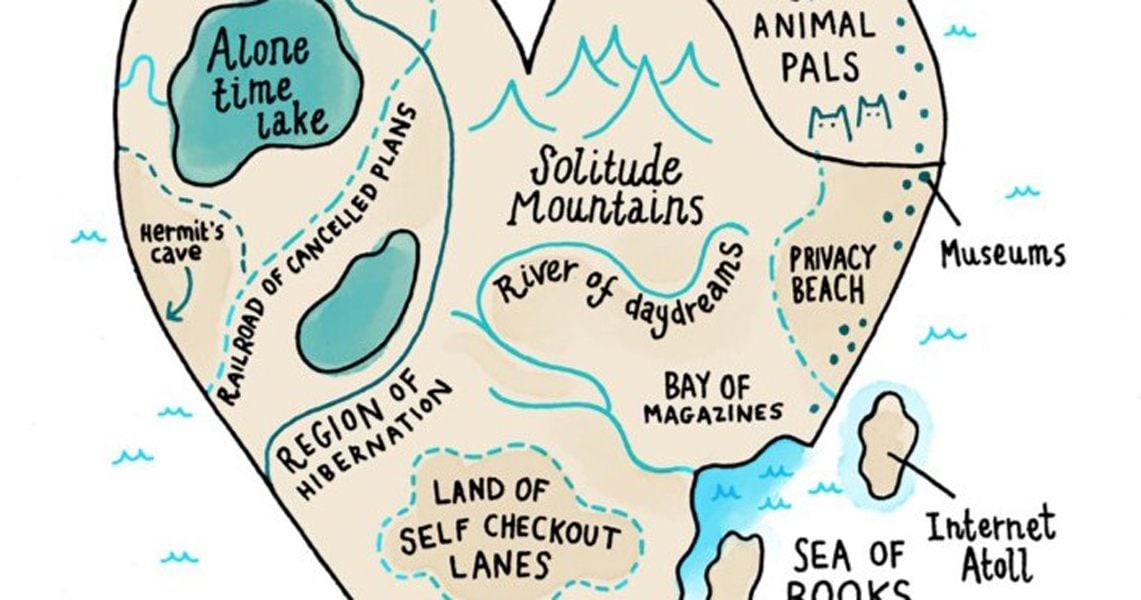 An Adorable Map To An Introvert Heart
