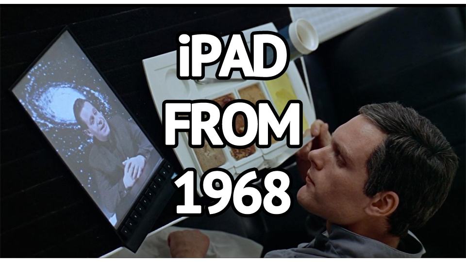 Modern tech in classic movies, iPad from 2001 a space odyssey
