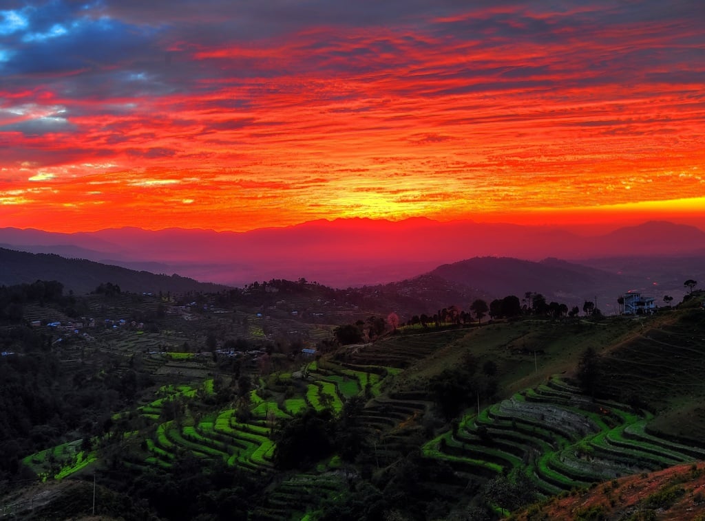 Kathmandu Valley Sunset