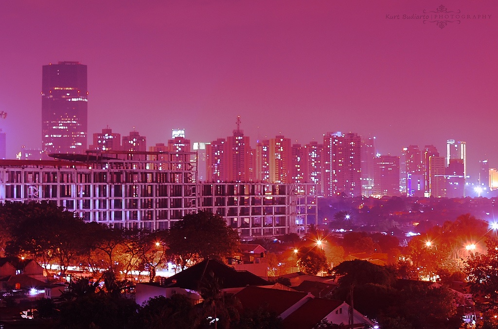Jakarta Rooftopping At Night.