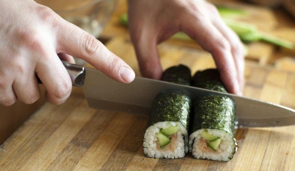 Cut Sushi Roll