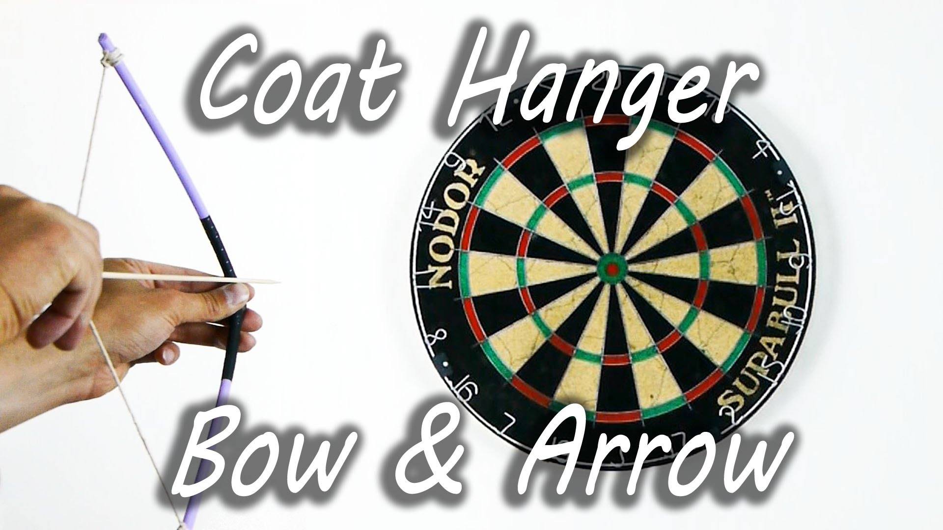 How to Make a Coat Hanger Bow and Arrow