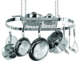 Give yourself more storage with a pot and pan rack