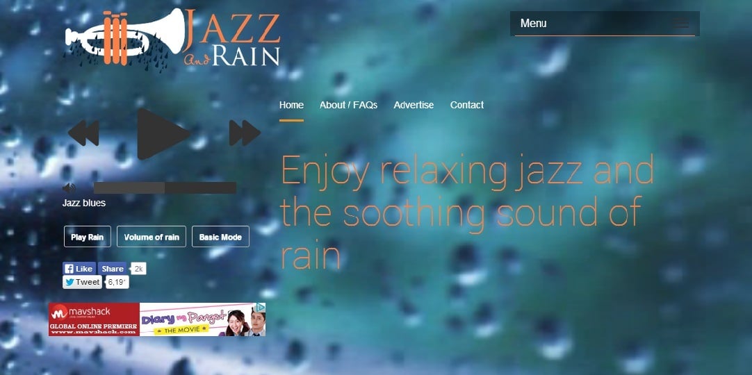 jazz and rain