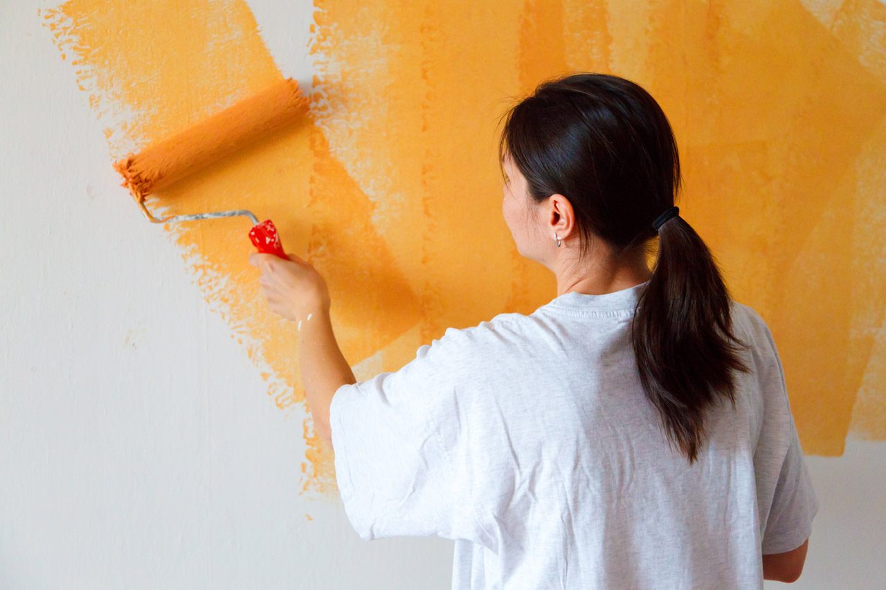 1 Minute Life Hack: Painting your wall in a smart way