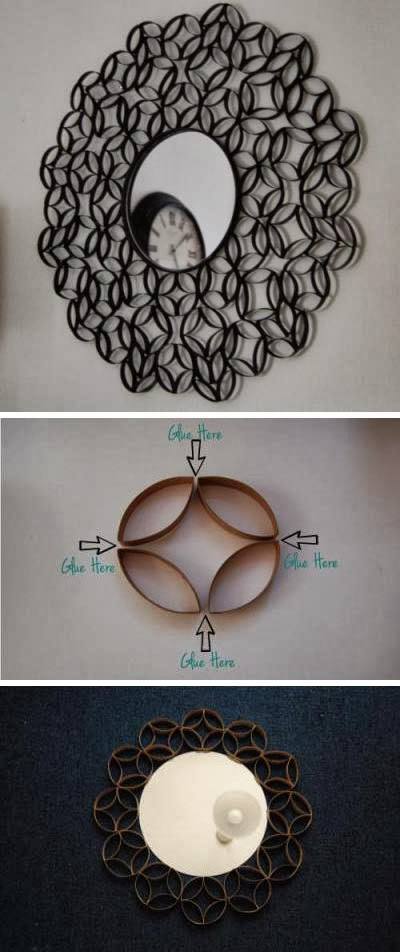 DIY-Toilet-Paper-Roll-Round-Mirror-Frame for you