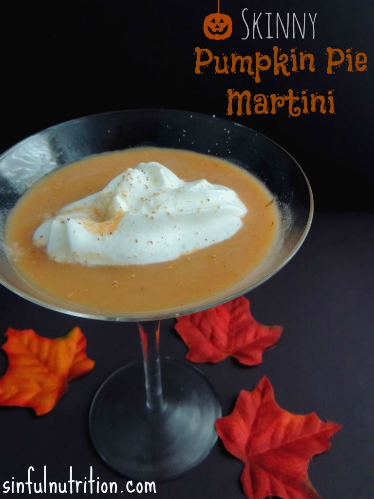 skinny pumpkin martinis