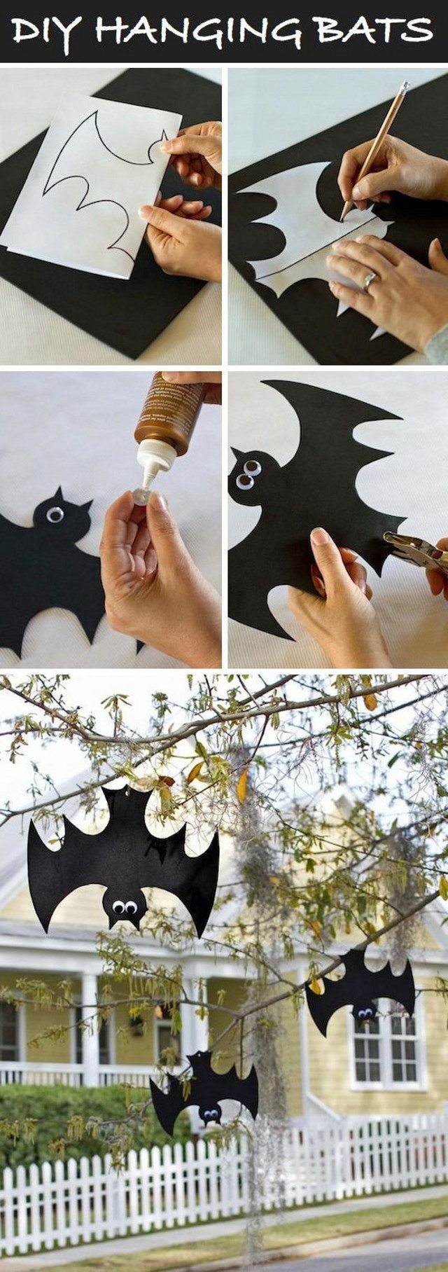 16-Easy-But-Awesome-Homemade-Halloween-Decorations-hanging-bats