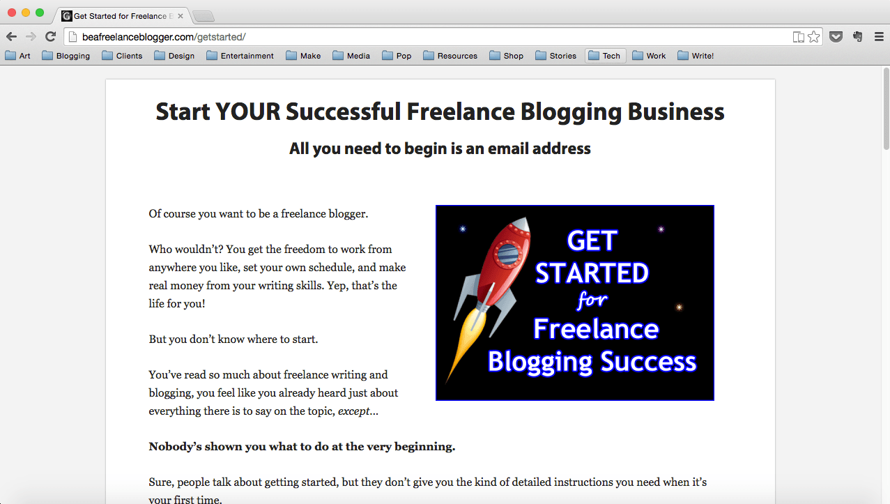 Be A Freelance Blogger