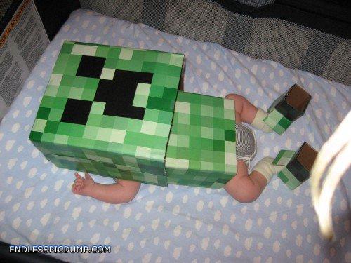 minecraft baby costume