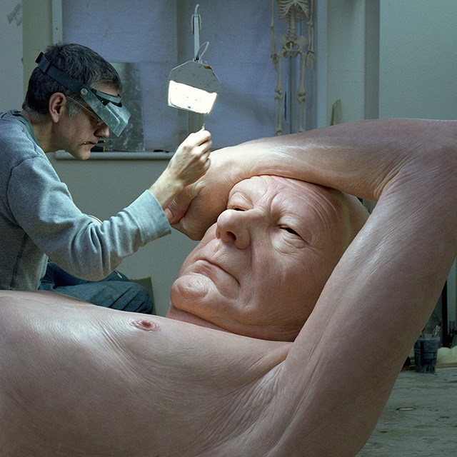 ron mueck at work