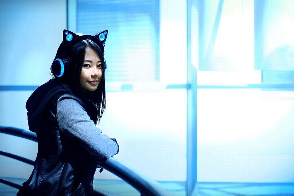 These LED Headphones are a Must-have for Cat Lovers