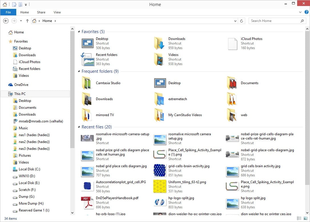 windows-10-explorer-home-tab-frequent-folders-favorites