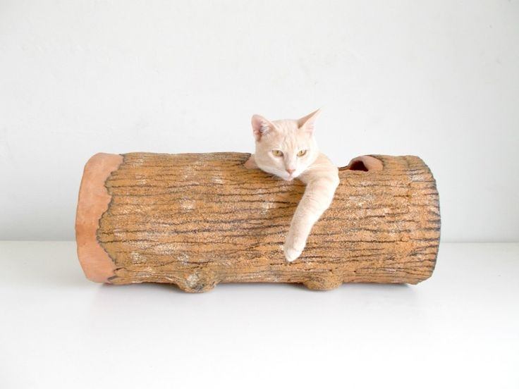 Cat Log Bed