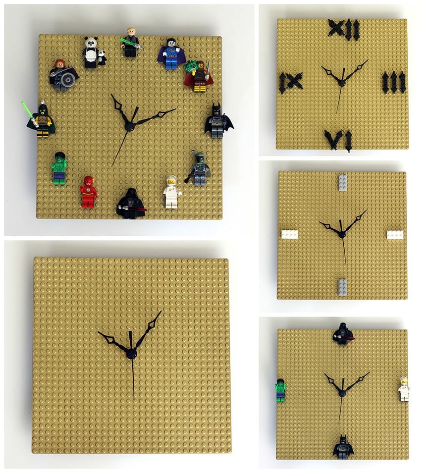 DIY-LEGO-Clock-Collage