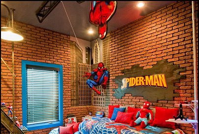 Spiderman-Bedroom-Decorating-Ideas