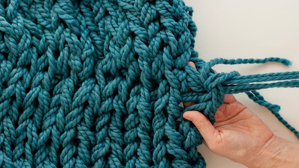 Here’s How I Knit A Beautiful Scarf Without Knitting Needles