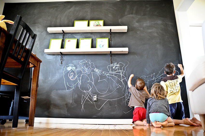 chalkboard walls