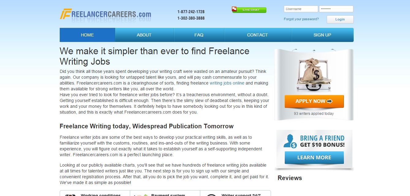 freelance careers