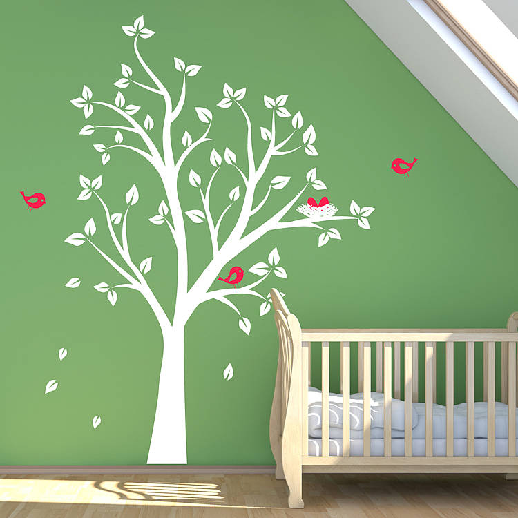 original_tree-with-birds-nest-and-birds-wall-sticker