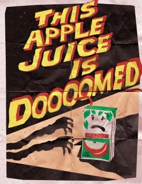 this apple juice is doomed