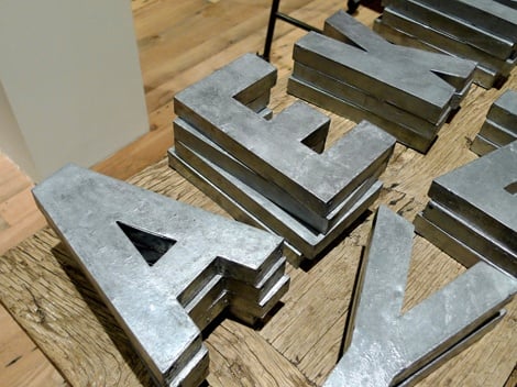 Create Giant Letters From Paper Mache