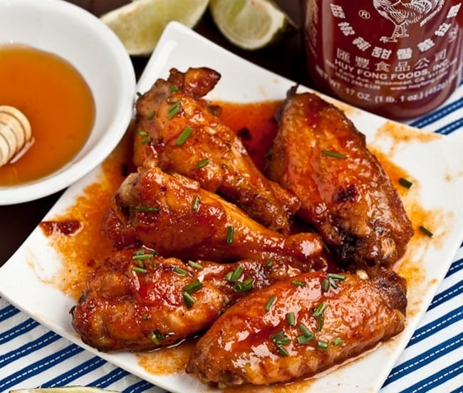Honey-Sriracha-Chicken-Wings
