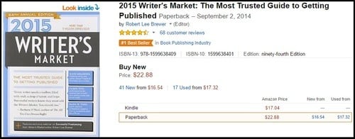 2015 Writers Market - the Most Trusted Guide to Getting Published