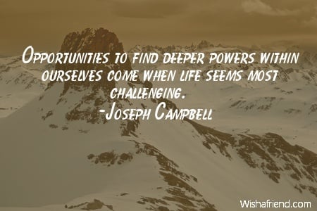opportunities campbell quote