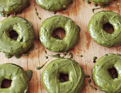 Matcha Green Tea Donuts