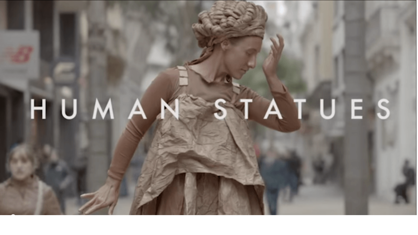 This May Look Like Ordinary Performing Arts, But What These Human Statues Do Next Will Inspire Your Life