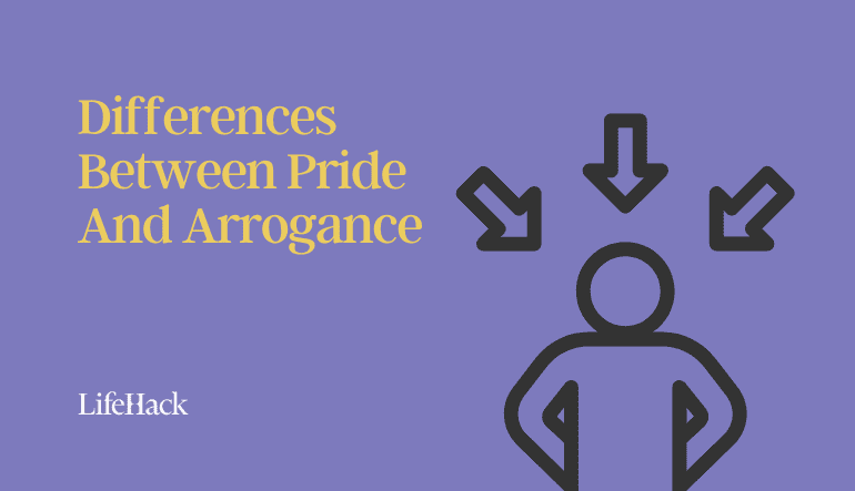 differences between pride and arrogance