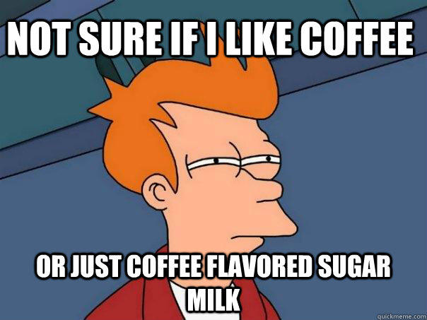 Milk Sugar Coffee Optional