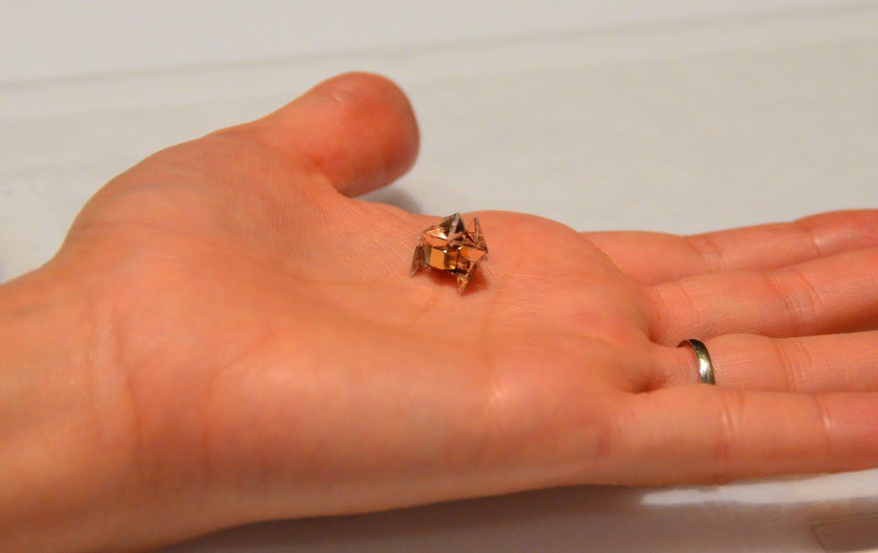 This Origami Robot Can Climb, Swim And Will Dissolve Into Nothing