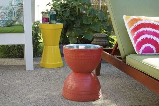 flower pot table