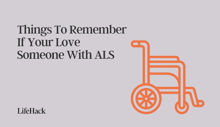if you love someone with als
