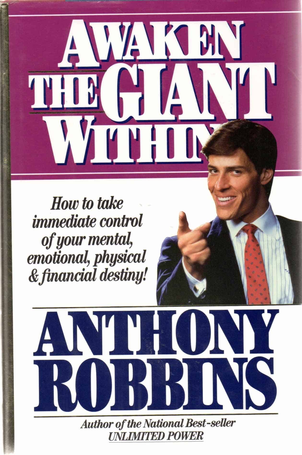 Awaken The Giant Within, by Anthony Robbins - Best Inspirational Book