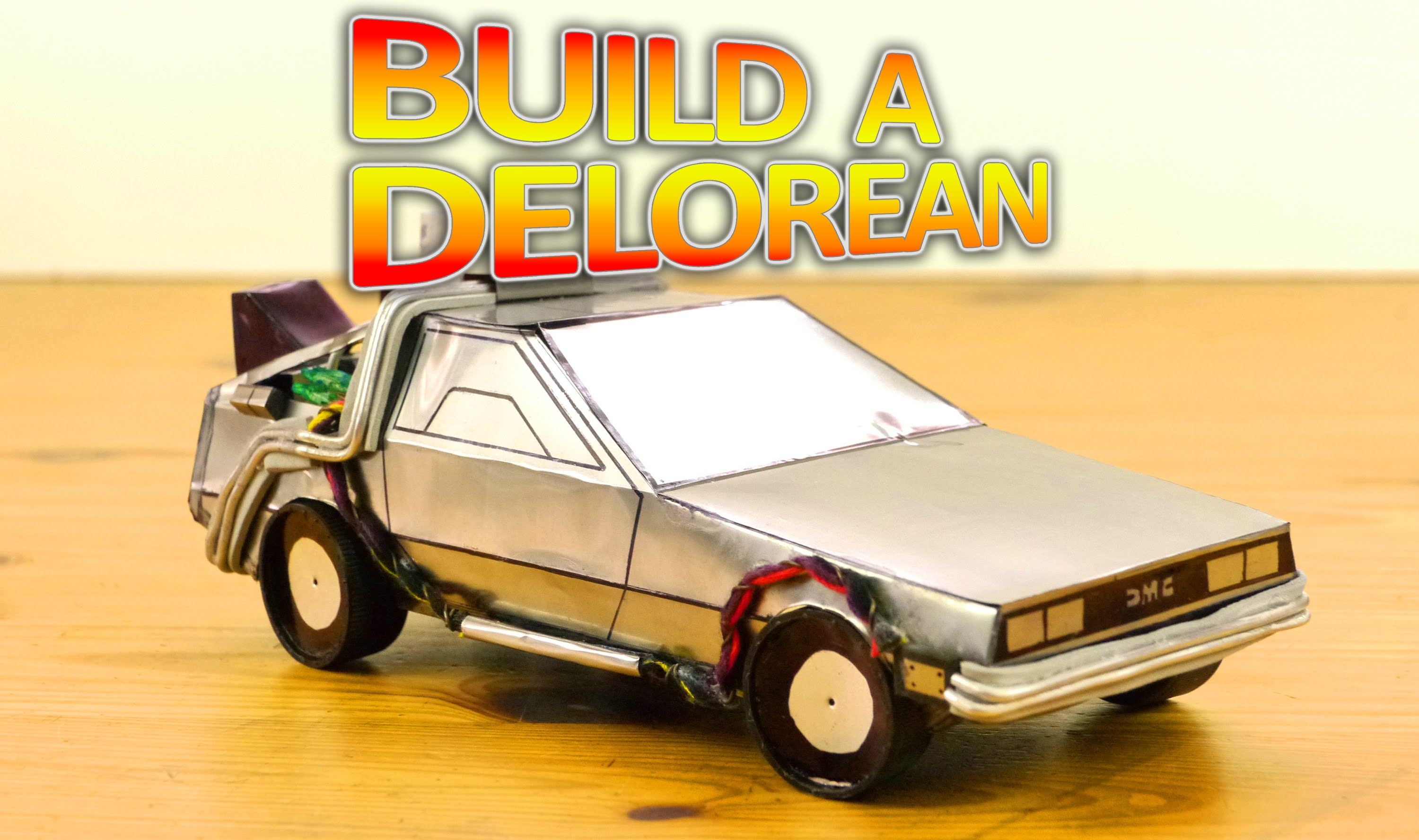 Back To The Future Fans: Make Your Own Delorean Time Machine With A Can